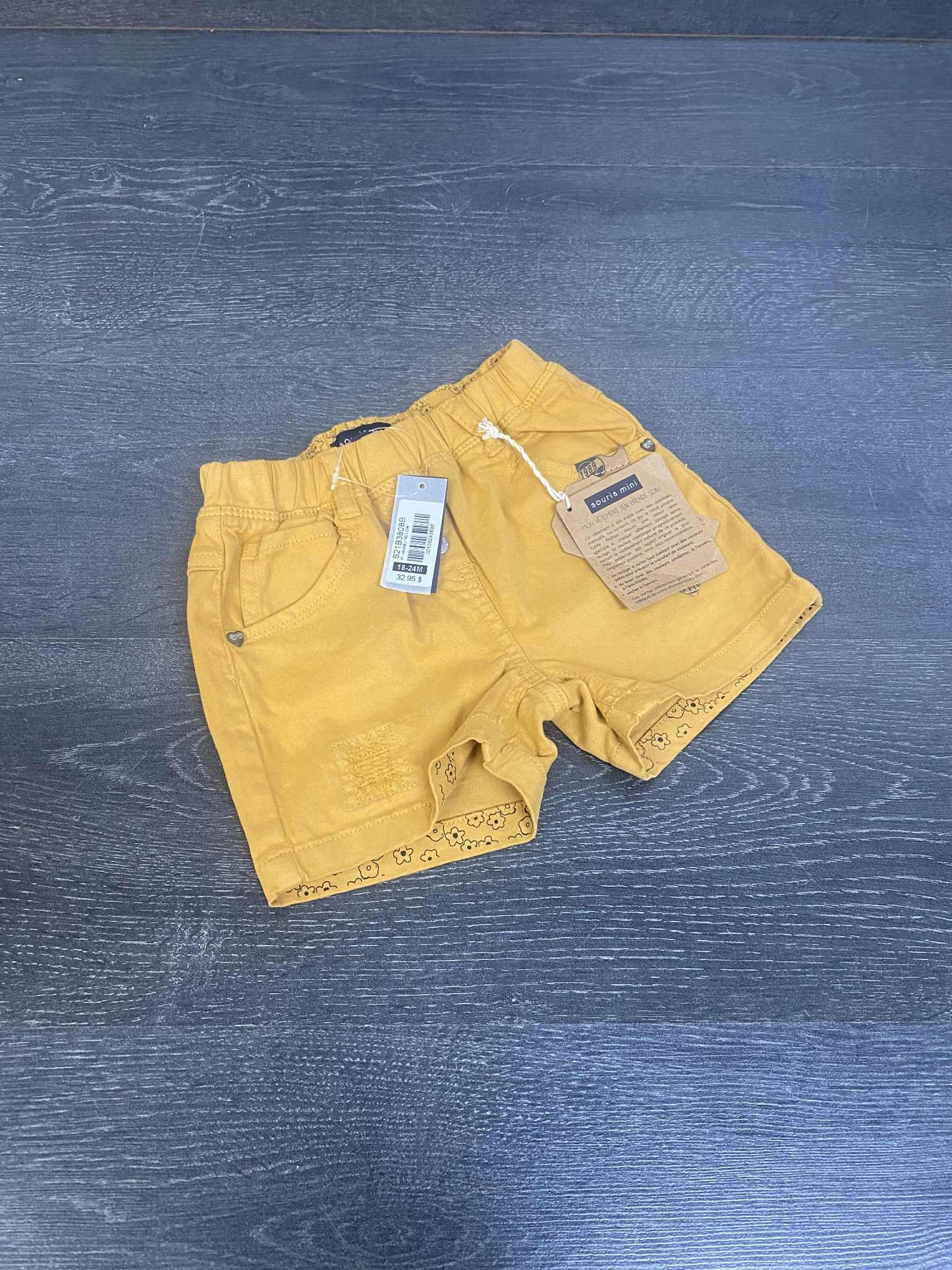 Short 18-24 mois - Souris mini - neuve
