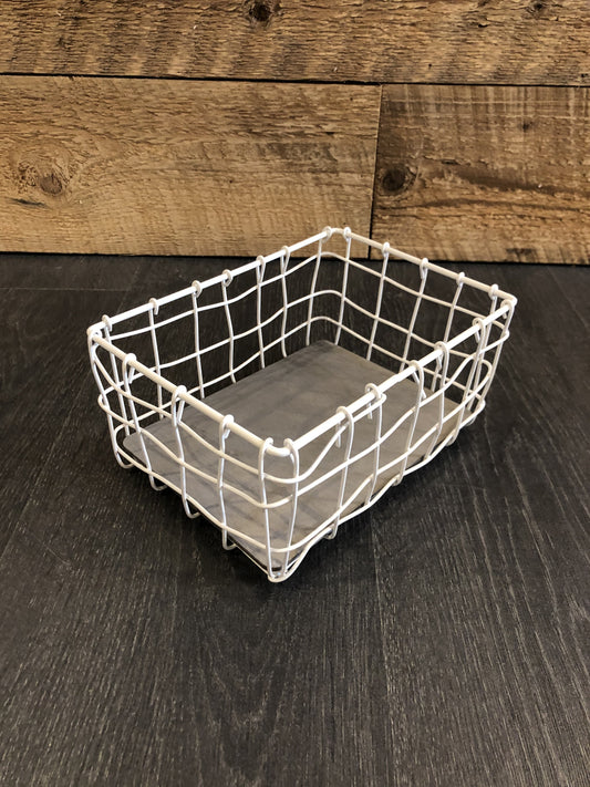 Petit Panier Métallique De Rangement