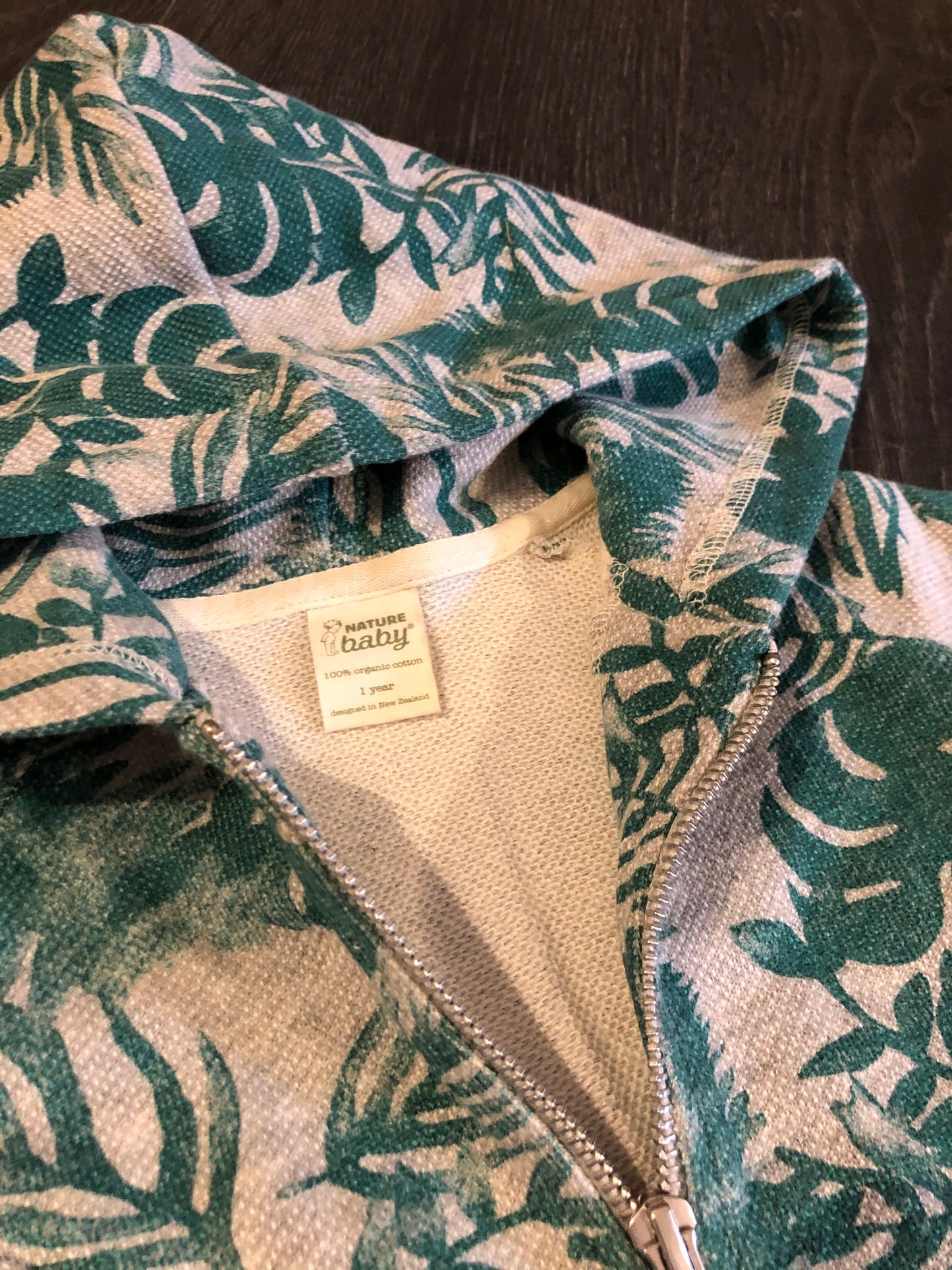 Veste capuchon - nature baby - 1 an