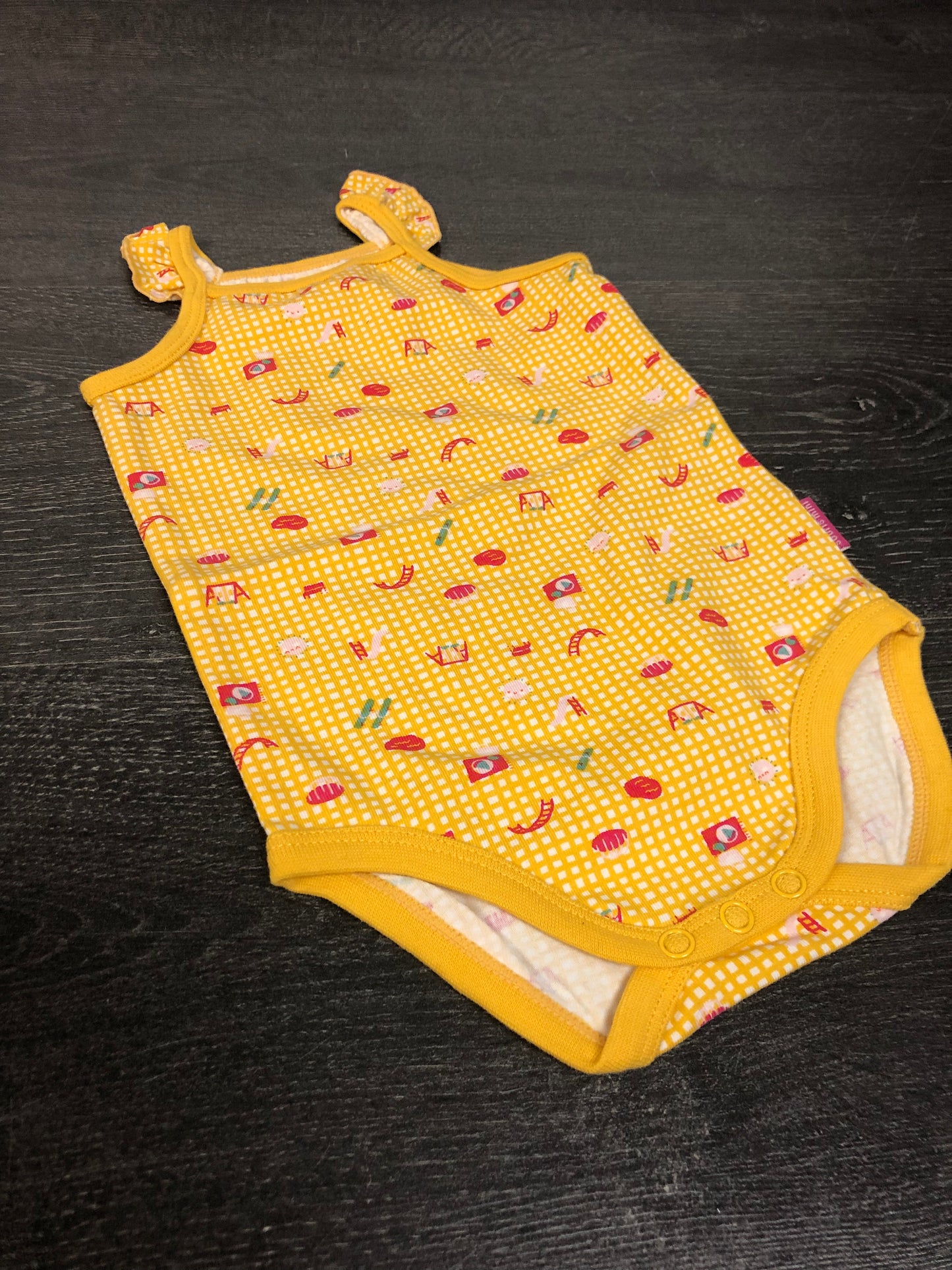 Cache couche camisole - bebe - souris mini - voir les grandeurs