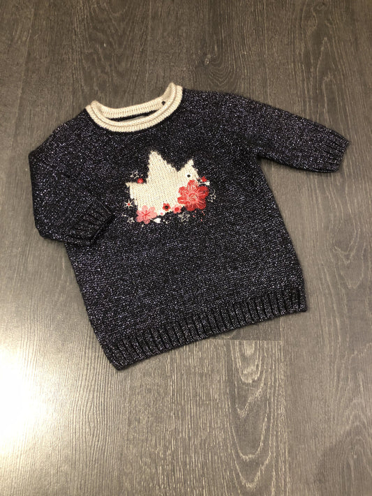 Tunique Tricot - Souris Mini 6-9 Mois