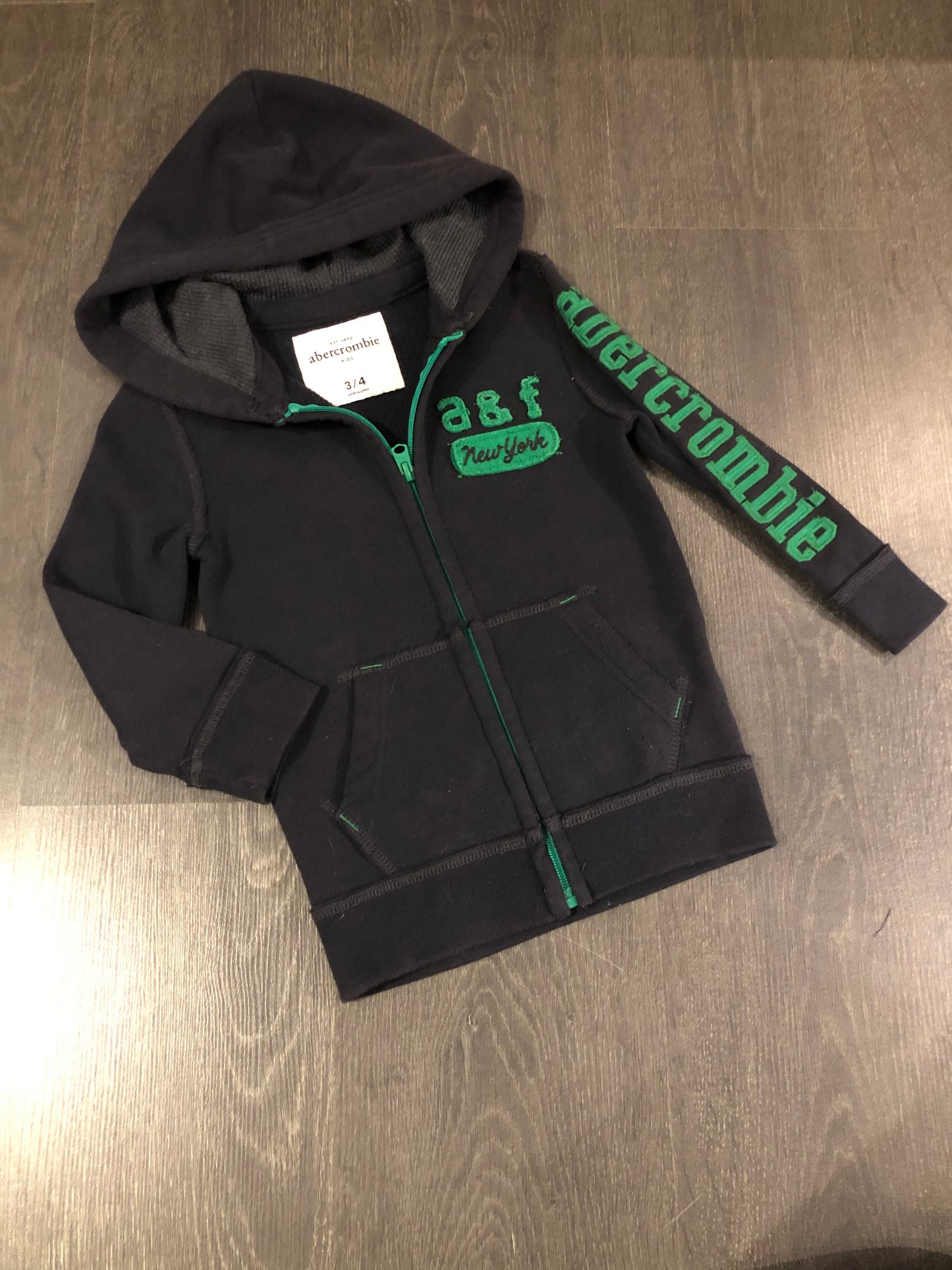 Veste hoodie - abercrombie - 3-4 ans