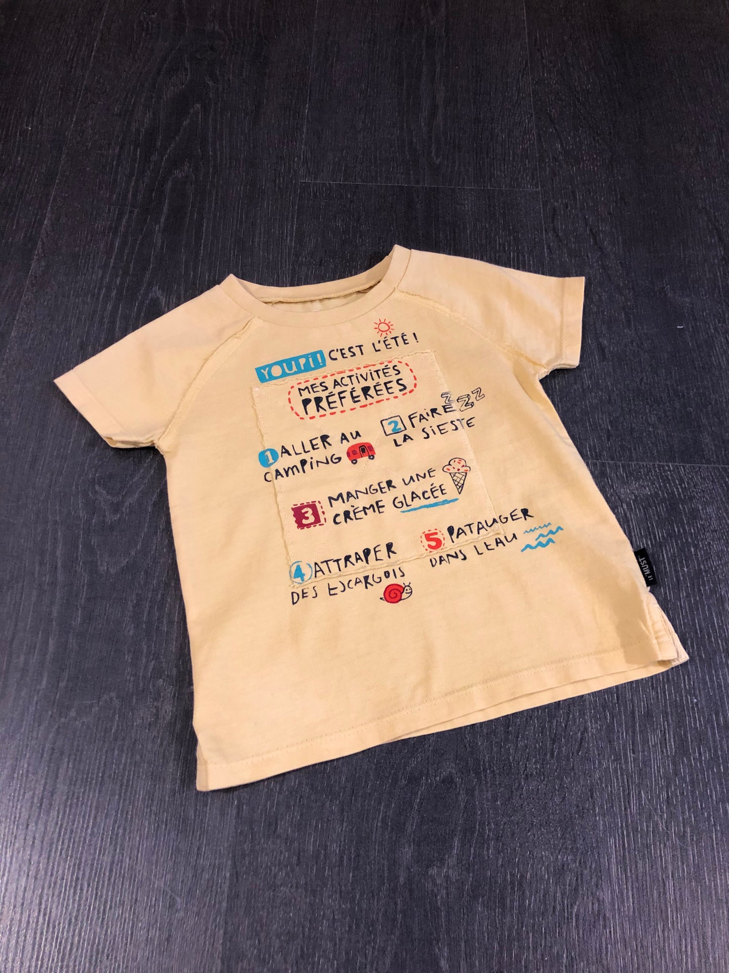 Manches courtes - souris mini - 12-18 mois