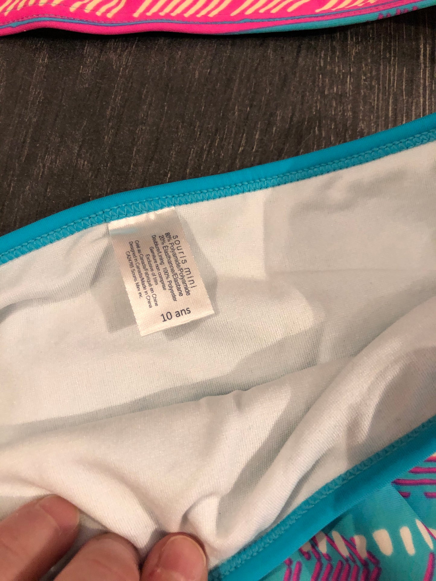 Maillot - souris mini - 10 ans