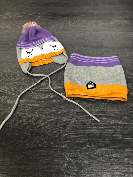 Duo tuque et cache cou - souris mini - grand bebe