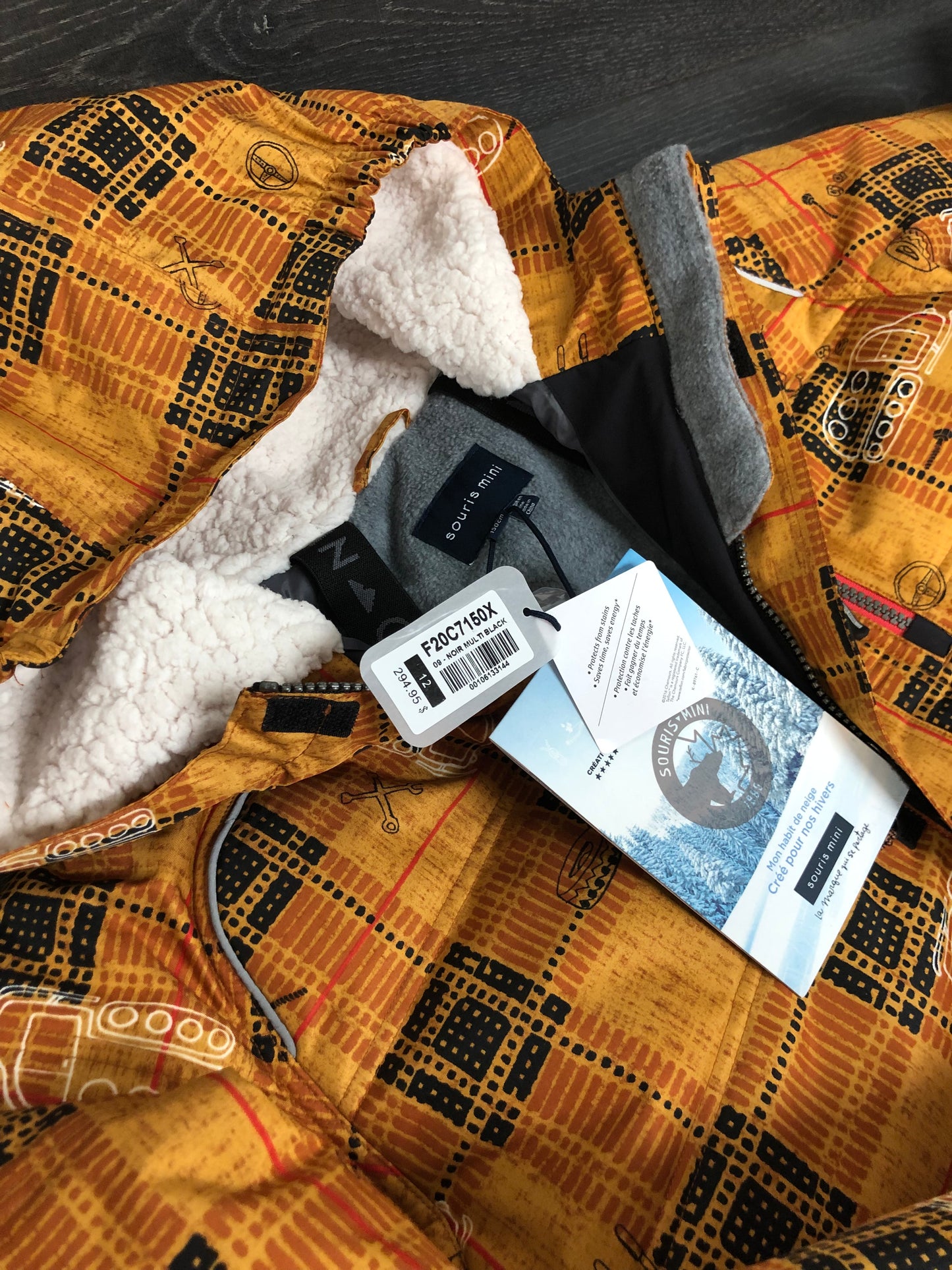 Habit de neige - souris mini - 12 ans