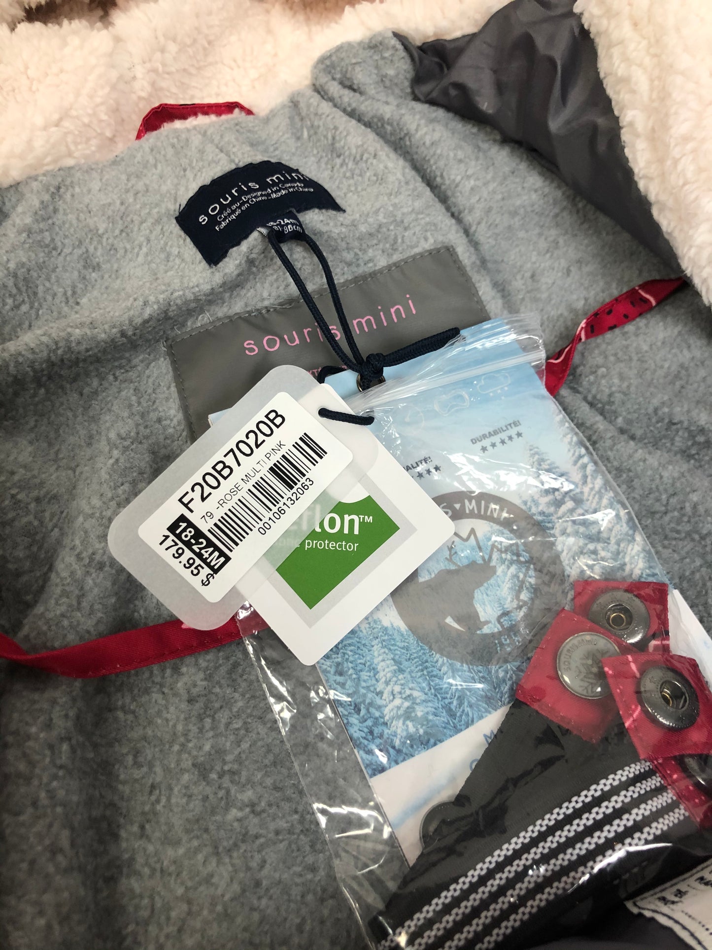 Habit de neige - One piece - souris mini - 18-24 mois