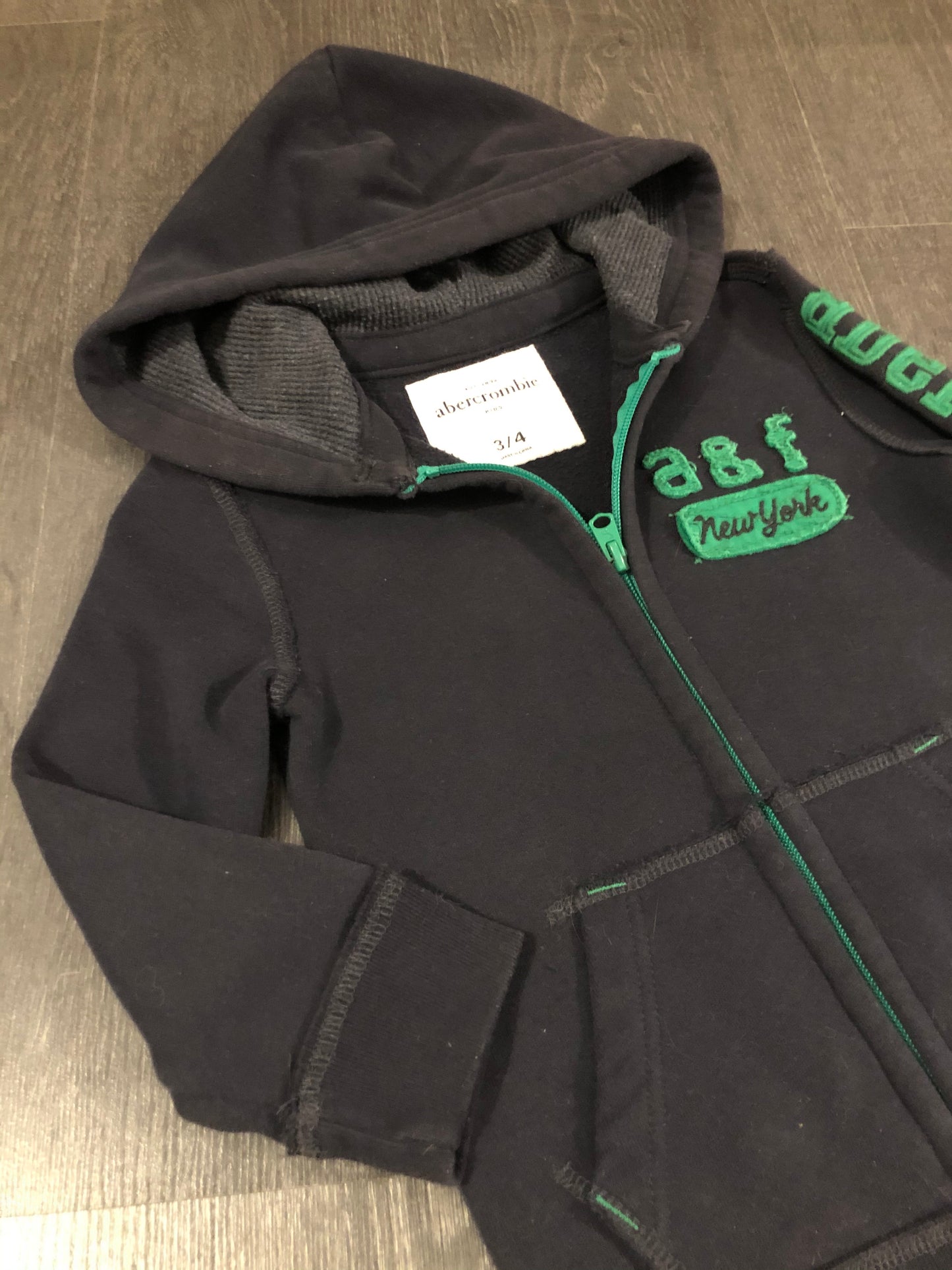 Veste hoodie - abercrombie - 3-4 ans