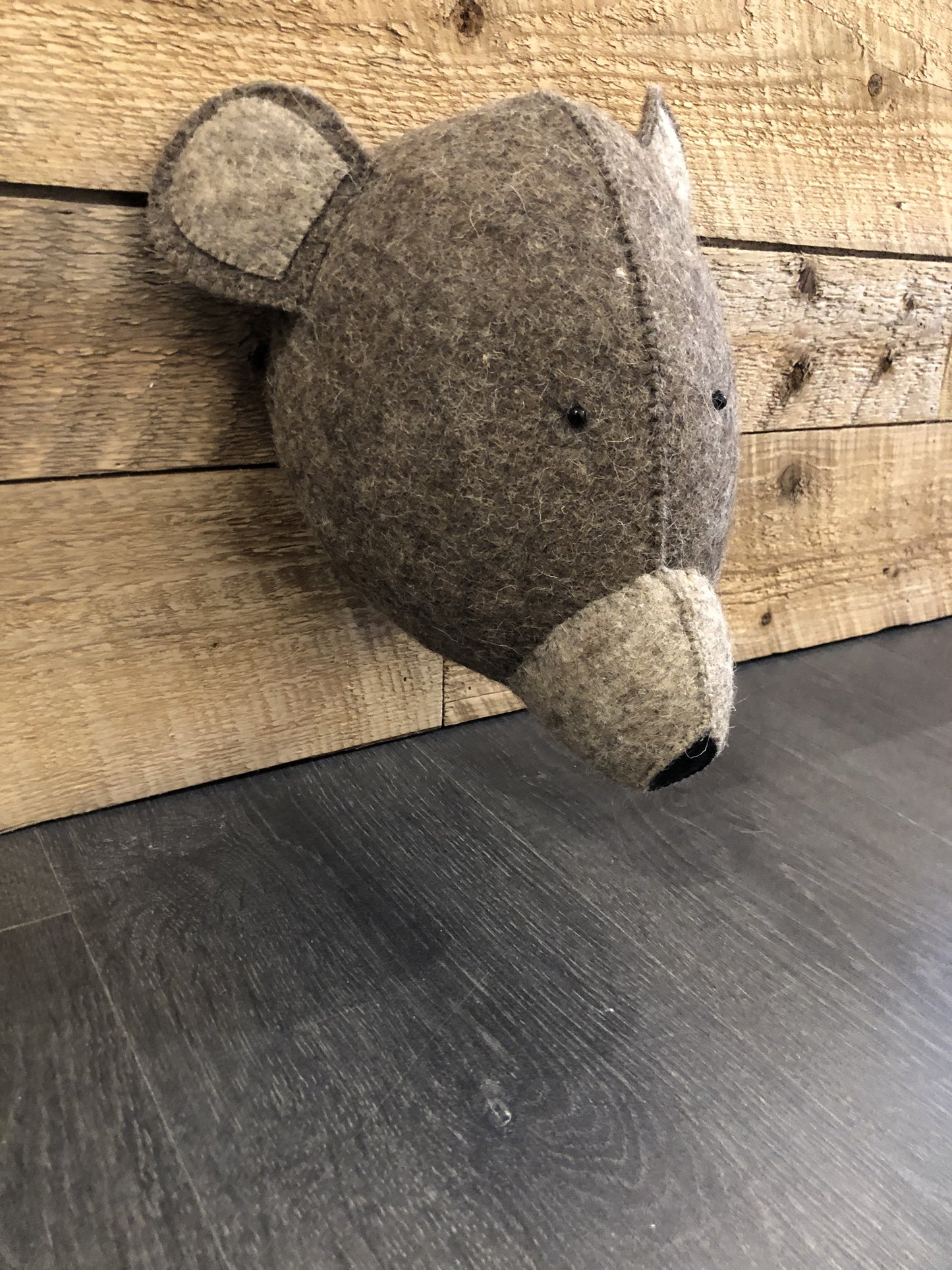 Tête Décorative En Feutre - Souris Mini