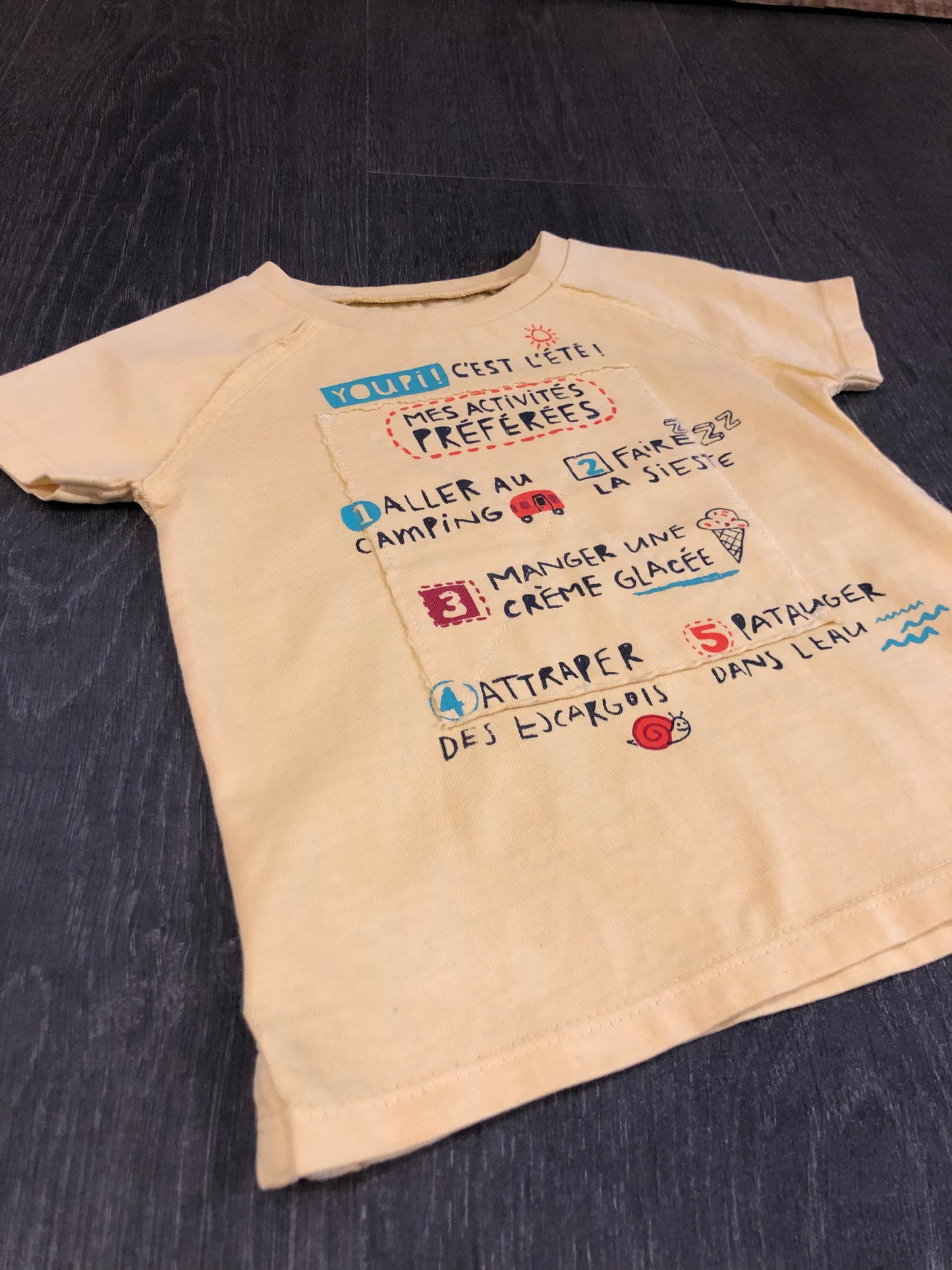 Manches courtes - souris mini - 12-18 mois