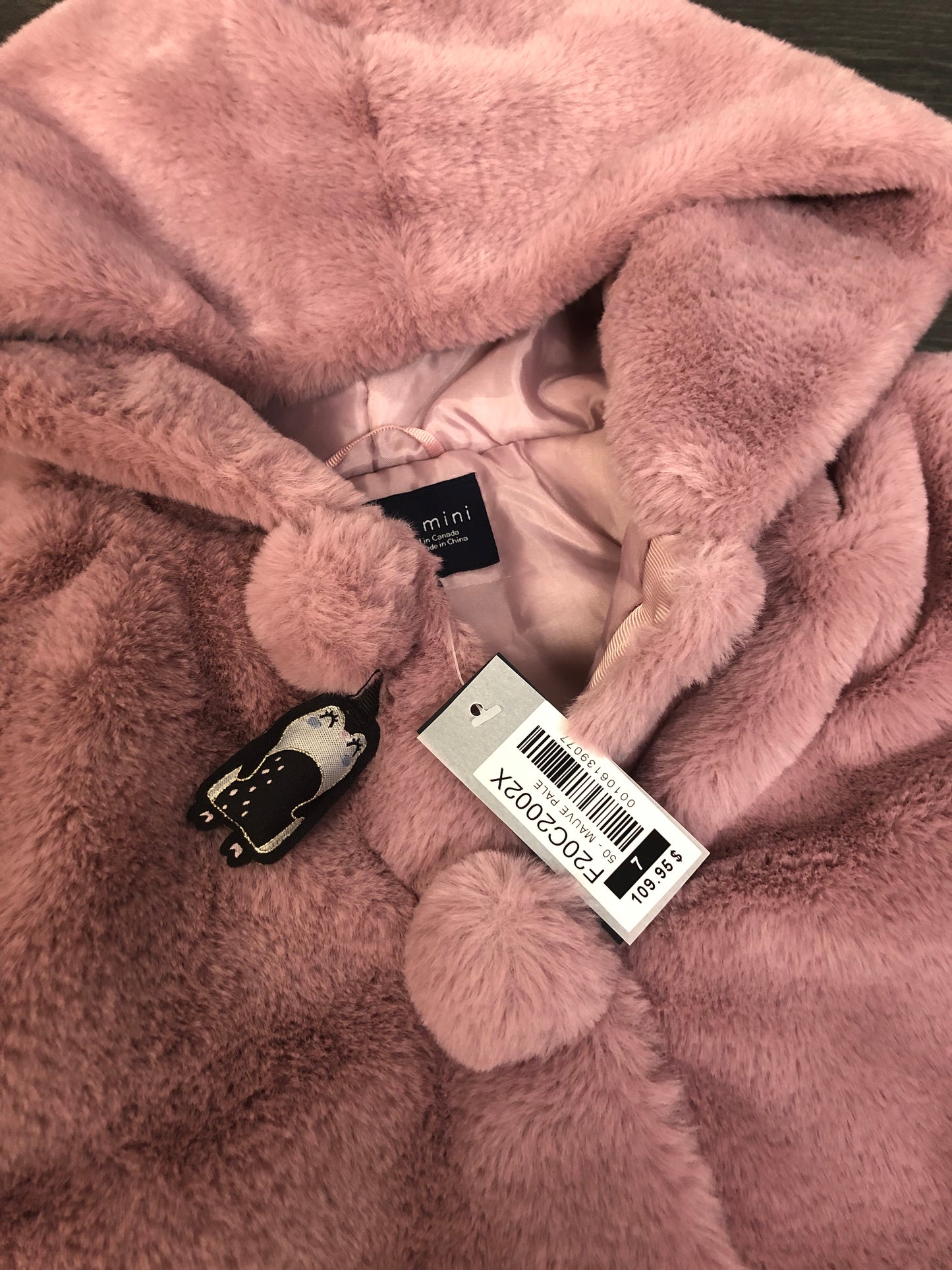 Manteau de ville - souris mini - voir les grandeurs