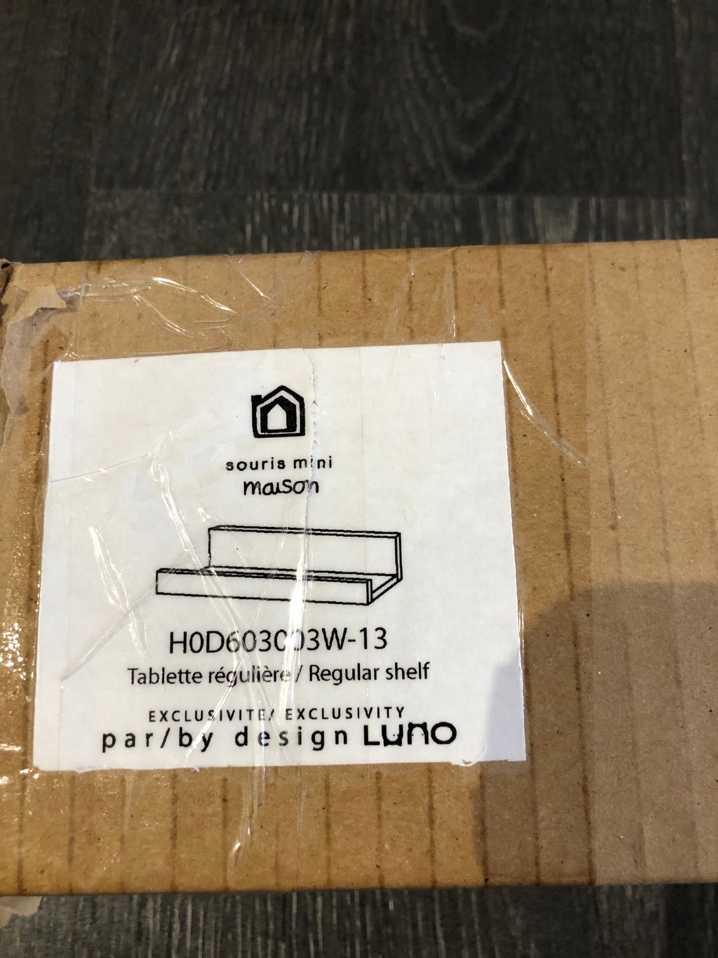 Tablette de bois - luno