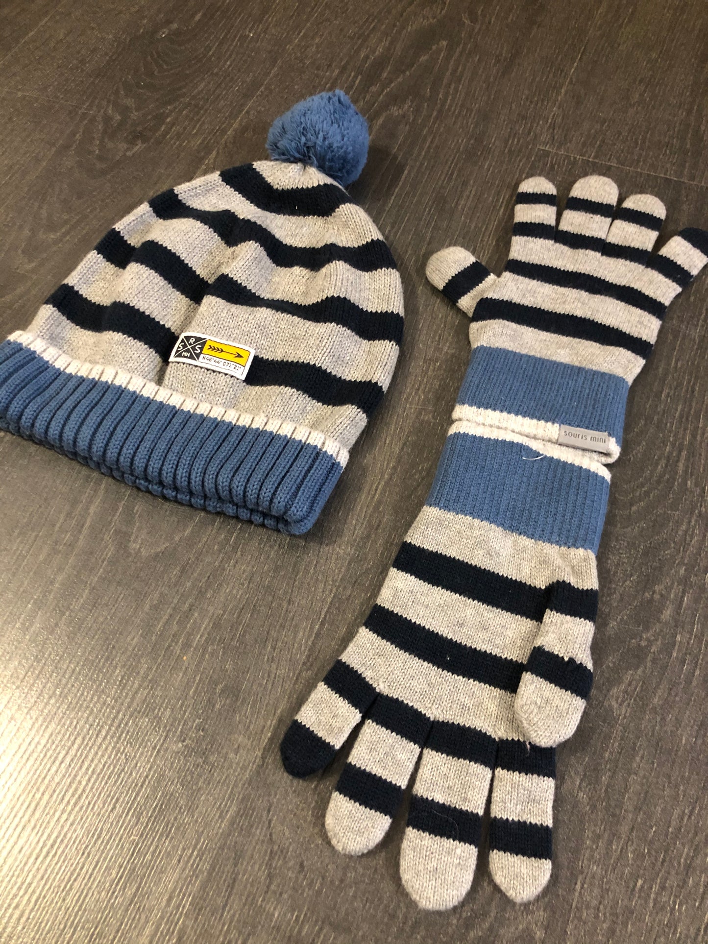 Duo tricot - souris mini - large enfant