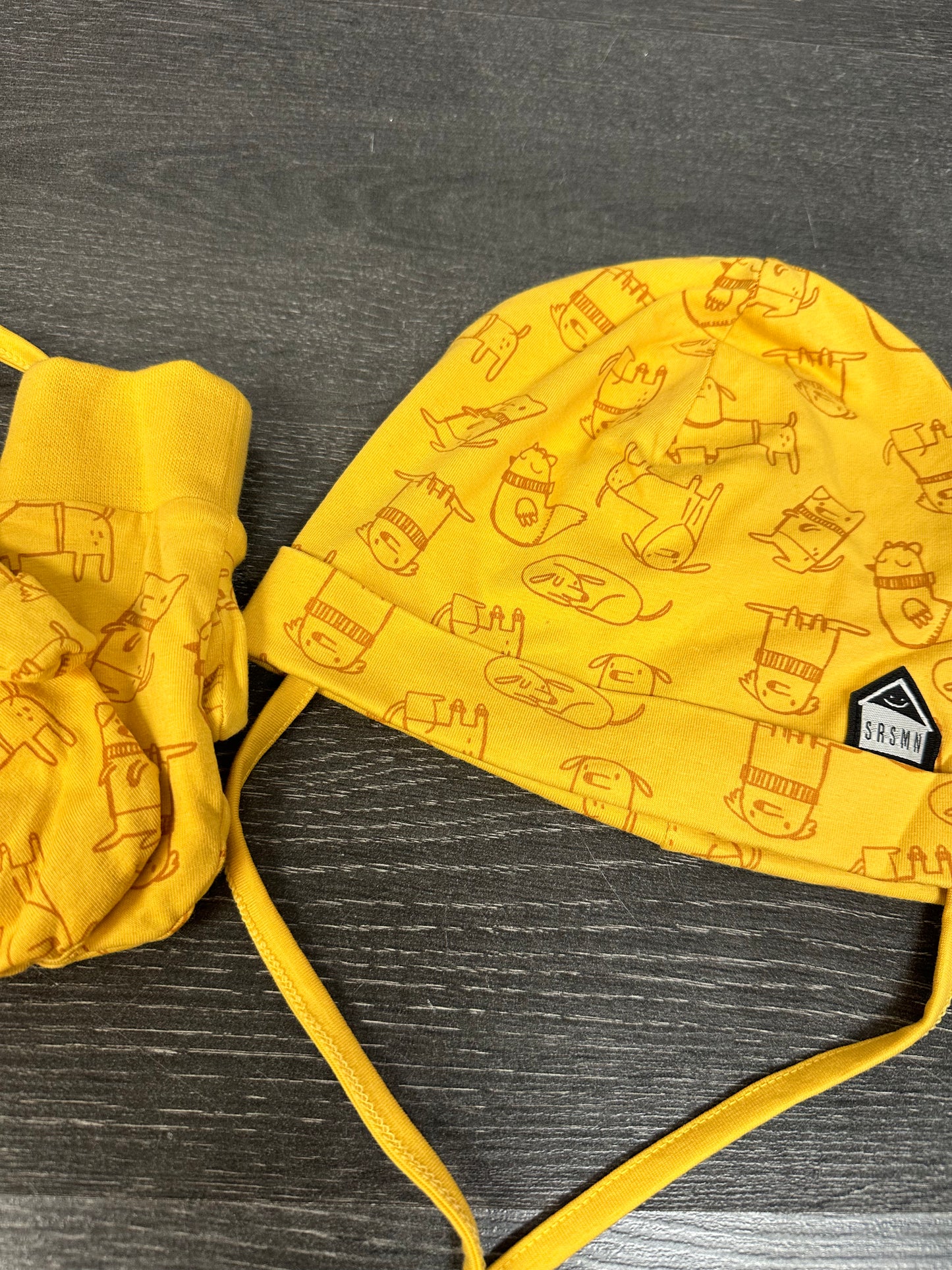 Duo tuque mitaine bébé jersey