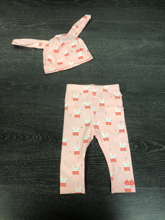 Legging et bonnet - souris mini - 3-6 mois