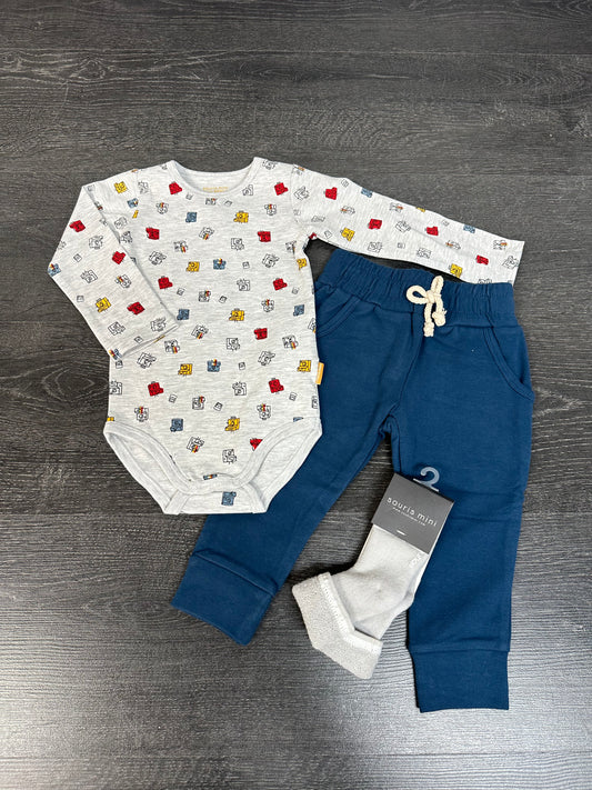 Ensemble bebe garçon 9-12 mois