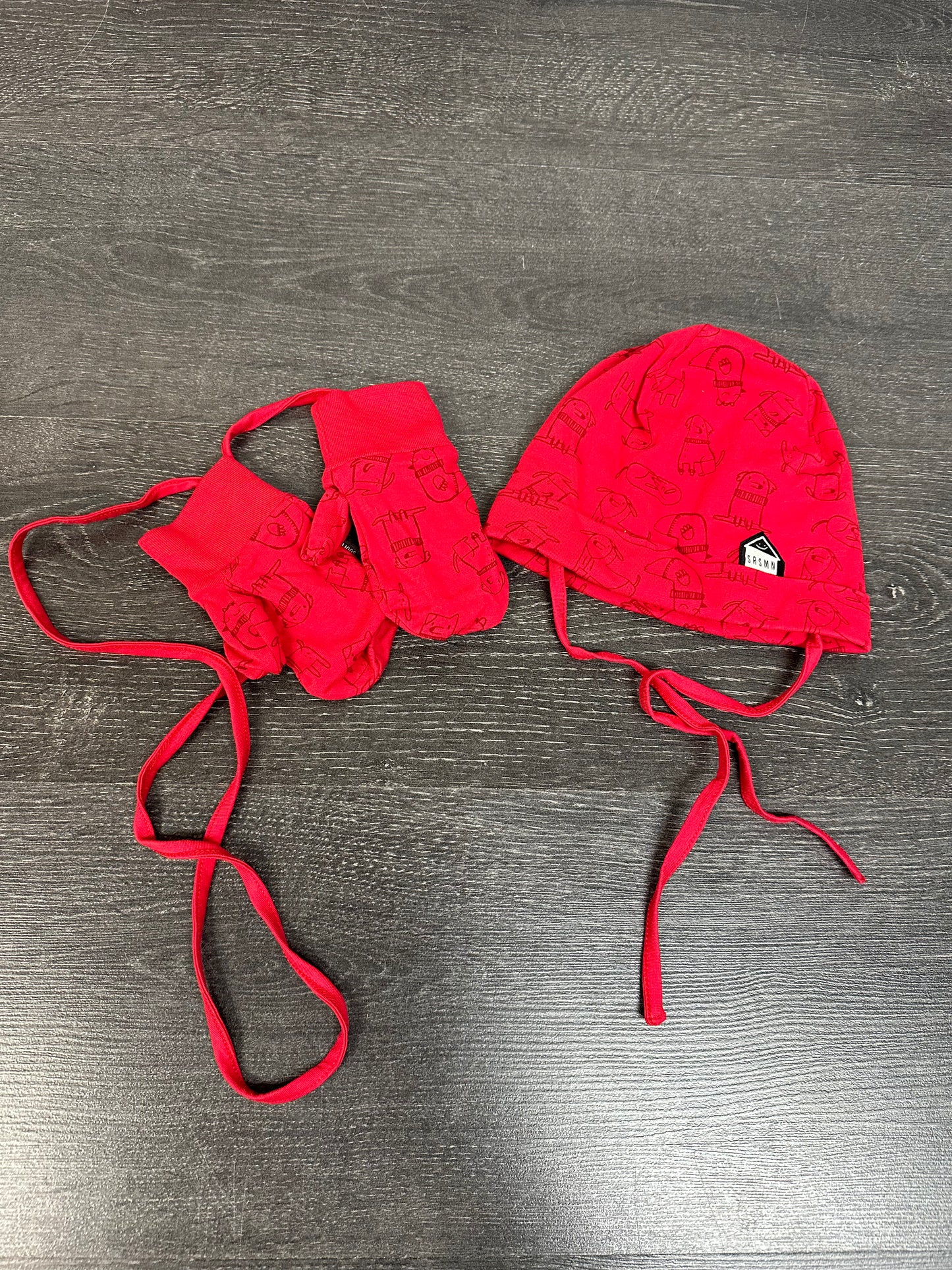 Duo tuque mitaines bébé jersey